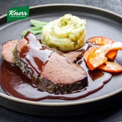 Unilever Food Solutions - Knorr professional Demi Glace Base is all that  you need to give your diners the most memorable meaty sauce experience in  just 5 minutes. Buy now!  #Knorrprofessional #